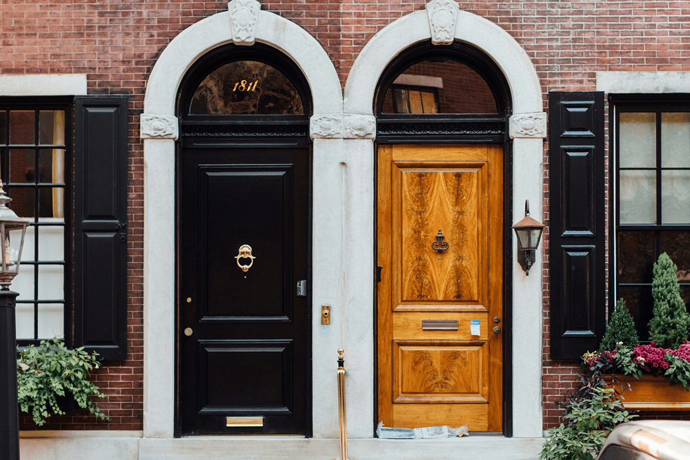 Custom door replacement by EcoView Windows & Doors.