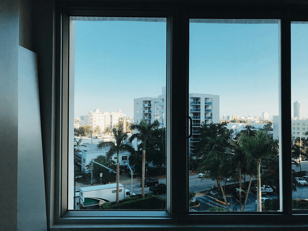 Impact hurricane windows designed for Florida storm protection